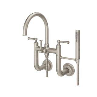 Pfister, LG6-3TBK, Tisbury Wall Mounted Tub Filler with Hand Shower, Brushed Nickel