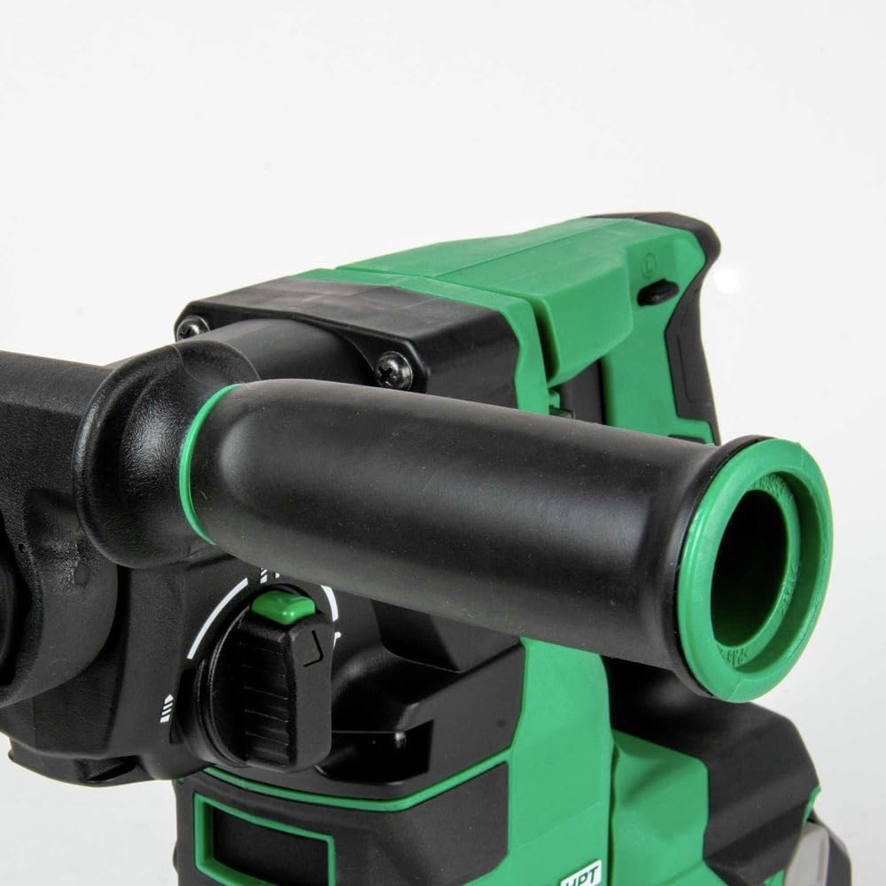 Metabo HPT Cordless 36V MultiVolt™ Rotary Hammer Kit | SDS Plus | 1-1/8-Inch | LED Level | User Vibration Protection | Optional AC Adapter | DH3628DA