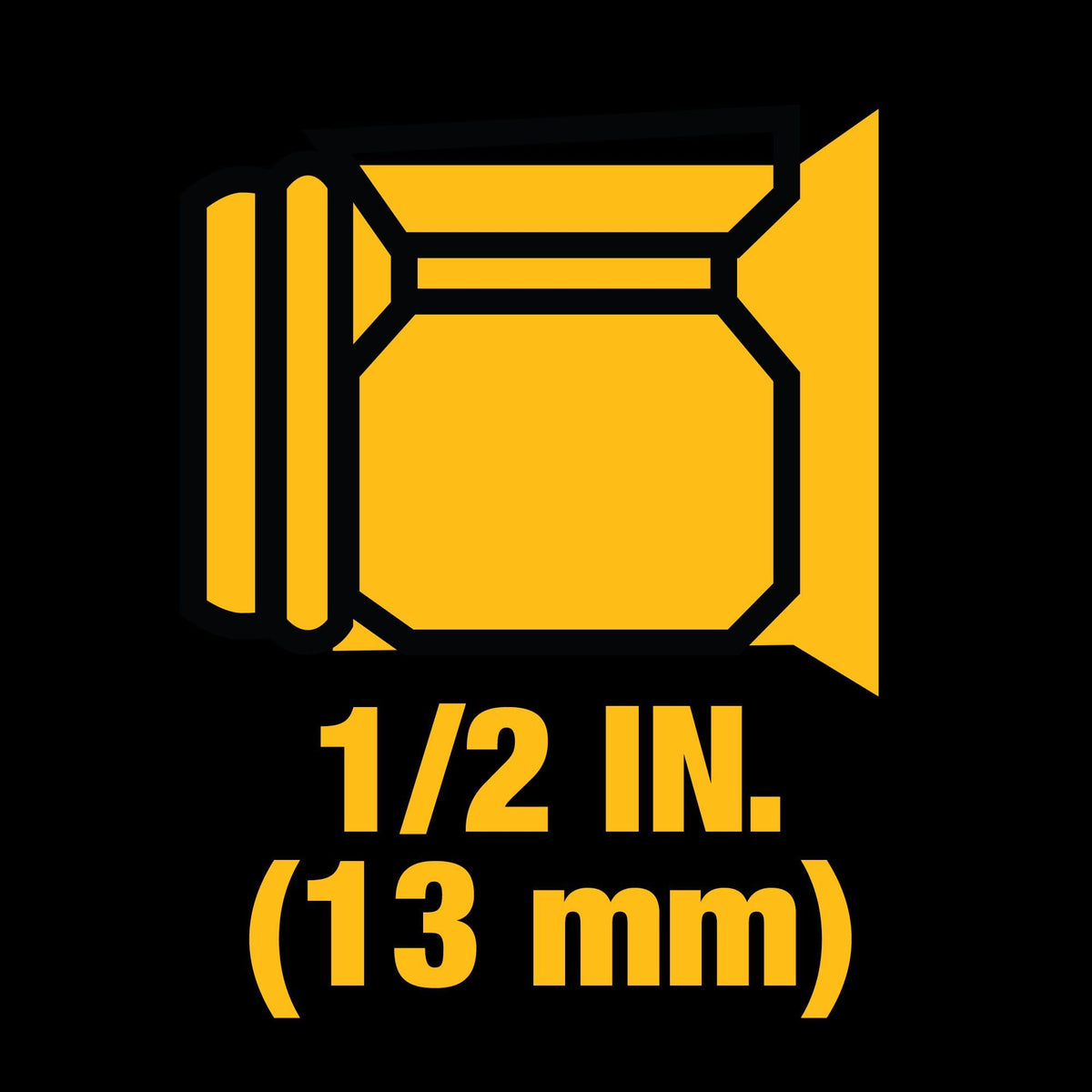DEWALT 20V MAX Cordless Impact Wrench Kit, 20V MAX, 1/2" Hog Ring With 4-Mode Speed, Includes Battery, Charger and Kit Bag (DCF900P1)
