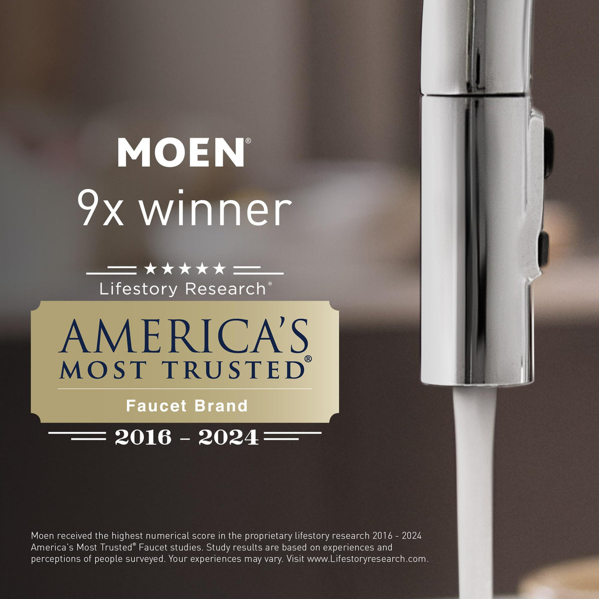 Moen Voss Brushed Nickel Two-Handle Deck Mount Roman Tub Faucet Trim Kit with Single Function Handshower, Valve Required, T694BN