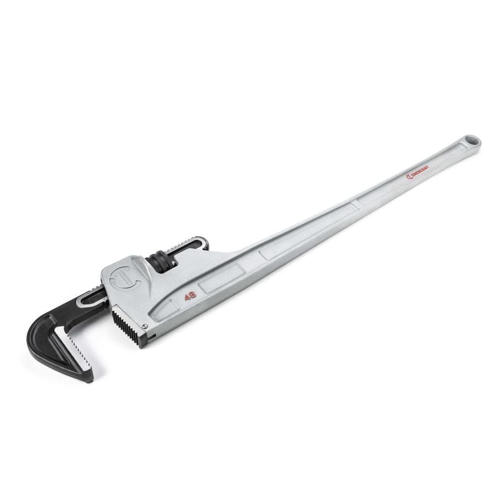 Crescent Aluminum Pipe Wrench - Plumbing, Mechanic, Home Improvement & Repair Tool - Adjustable Wrench - 48" - CAPW48