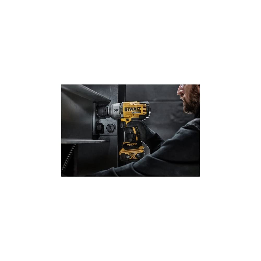 DEWALT 20V MAX XR 1/2 in. High Torque Impact Wrench with Hog Ring Anvil Kit (DCF900P2)