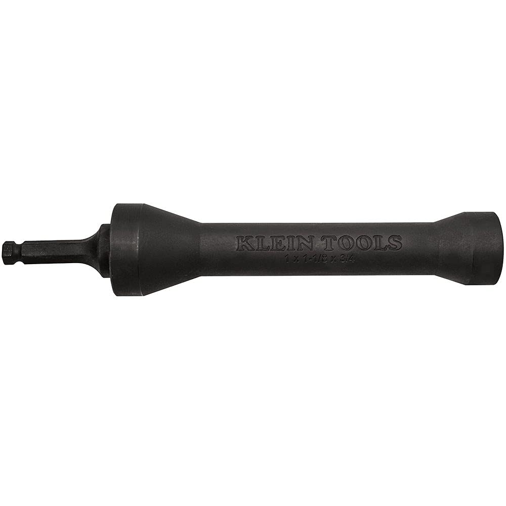 Klein Tools Lineman's Ratcheting Wrench Bundle with Impact Socket (3/4-Inch, 13/16-Inch, 1-Inch x 1-1/8-Inch) | NRHD 5-In-1 Impact Socket