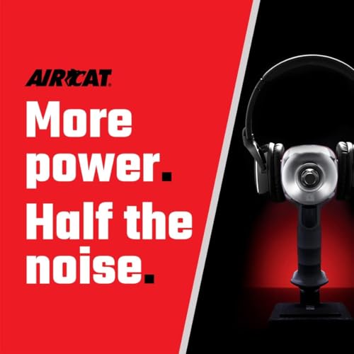 AIRCAT Pneumatic Tools 1777K: 3/4-Inch Impact Wrench Kit with Refined Design Twin Hammer 1,600 ft-lbs of Torque