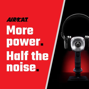 AIRCAT Pneumatic Tools 1777K: 3/4-Inch Impact Wrench Kit with Refined Design Twin Hammer 1,600 ft-lbs of Torque