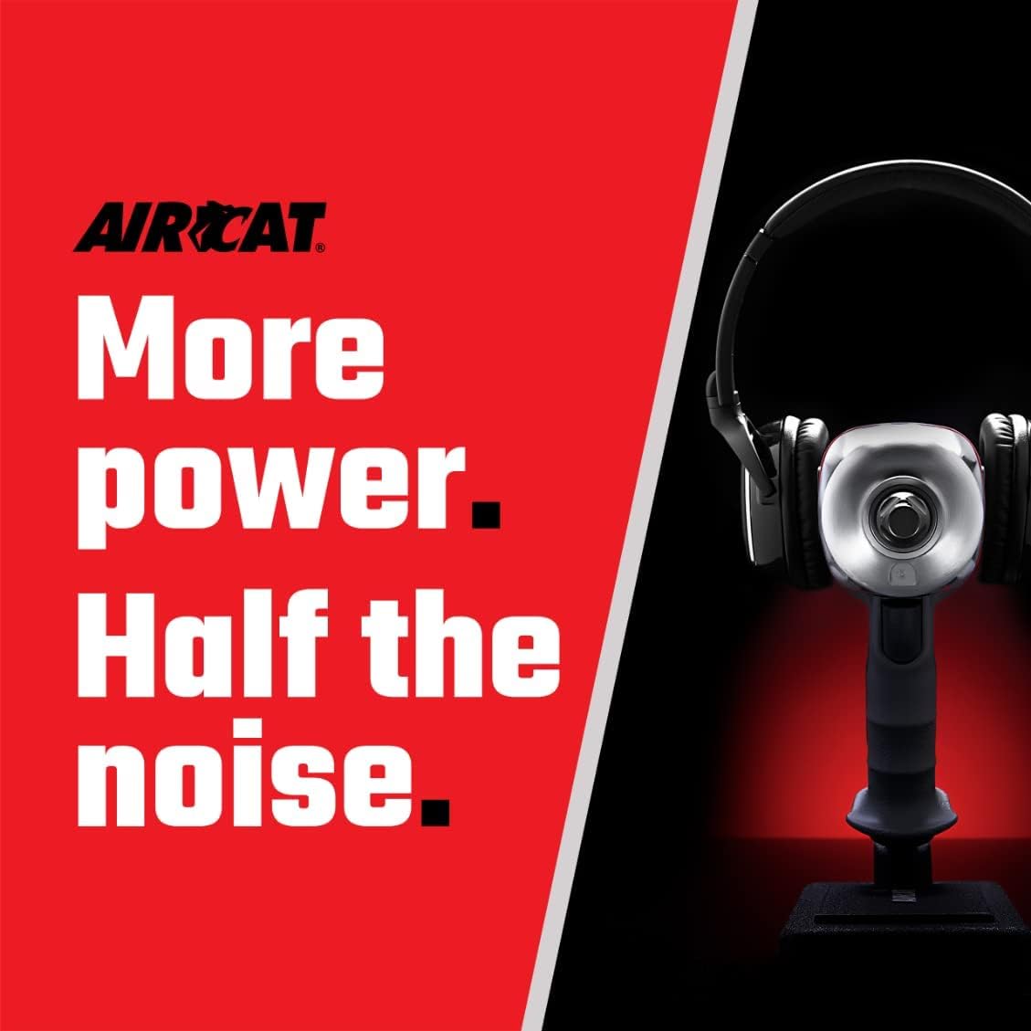 AIRCAT Pneumatic Tools 1125: 1/2" Composite Impact Wrench 1250 ft-lbs