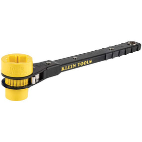 Klein Tools Lineman's Ratcheting Wrench Bundle with Impact Socket (3/4-Inch, 13/16-Inch, 1-Inch x 1-1/8-Inch) | NRHD 5-In-1 Impact Socket
