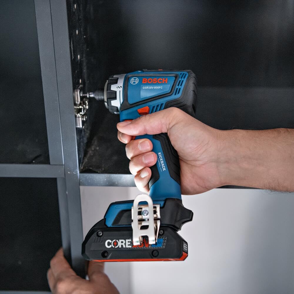 BOSCH GSR18V-800FCB24 18V Drill/Driver with 5-In-1 Flexiclick® System and (1) CORE18V® 4 Ah Advanced Power Battery