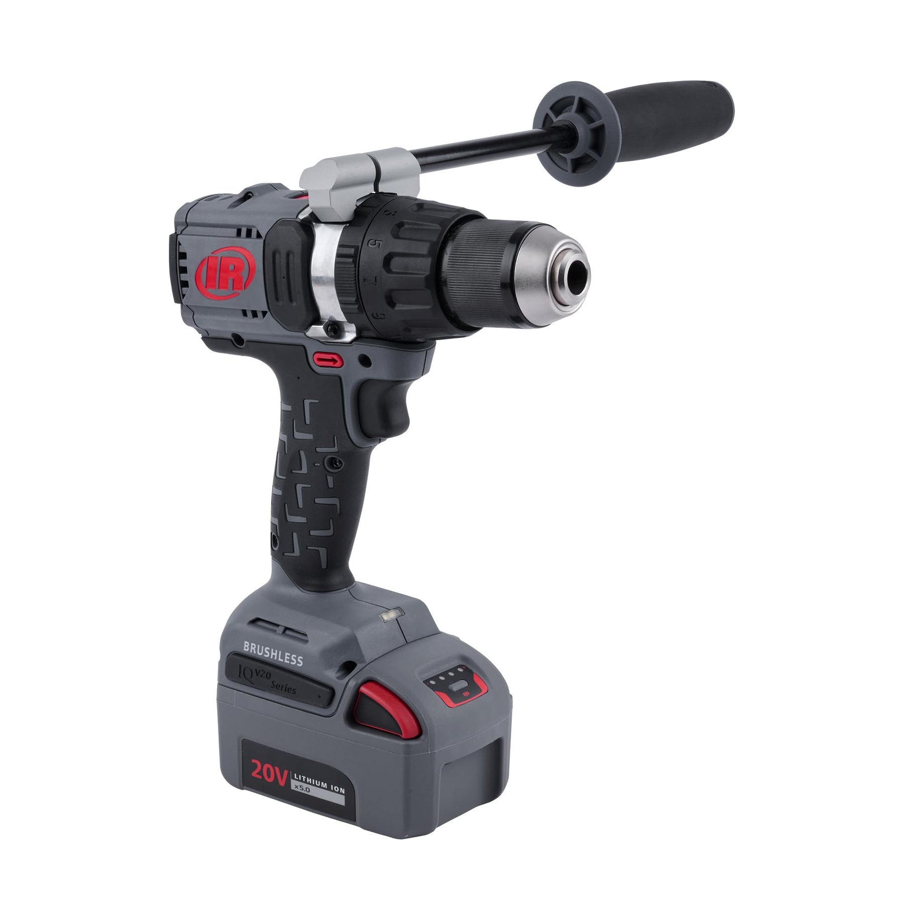 Ingersoll Rand D5241-K22 1/2" 20V Cordless Hammer Drill 2 Battery Kit with the Ingersoll Rand W3111 20V 1/4" Hex Cordless Impact Driver