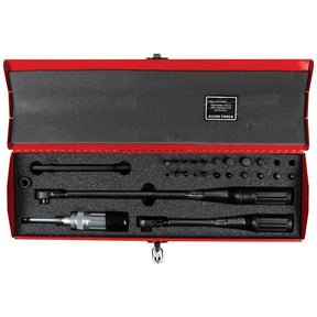 Klein Tools 57060 Torque Set, Made in USA, Master Electricians Torque Wrench Set with 2 Adjustable Screwdrivers, Micro-Adjustable for Accuracy, 25-Piece