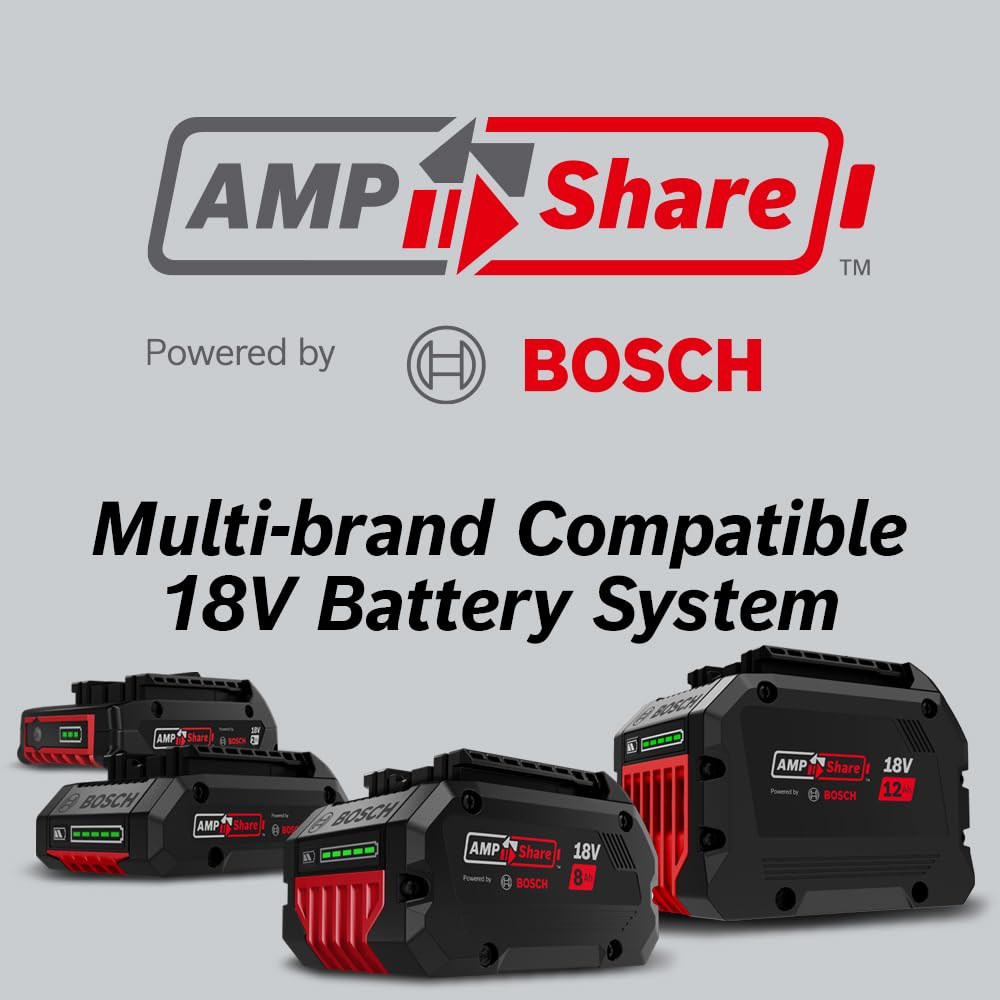 BOSCH GDS18V-740CB14 PROFACTOR™ 18V Connected 1/2 In. Impact Wrench Kit with Friction Ring and (1) CORE18V 8 Ah High Power Battery