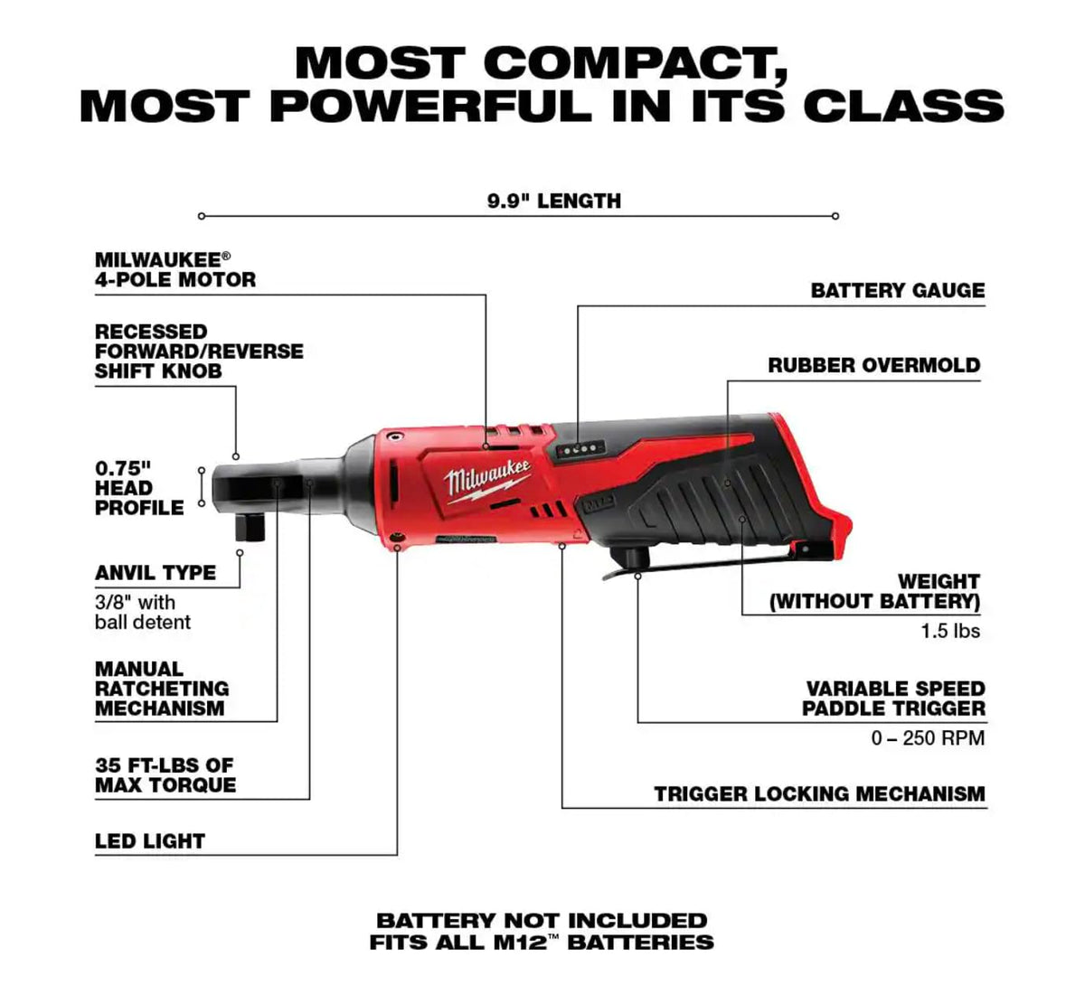 Milwaukee M12 FUEL 12-Volt Li-Ion Brushless Cordless Hammer Drill and Impact Driver Combo Kit (2-Tool) W/Free M12 3/8 in. Ratchet