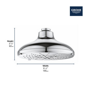 Grohe 29431000 Timeless Pressure Balance Shower Set, Starlight Chrome