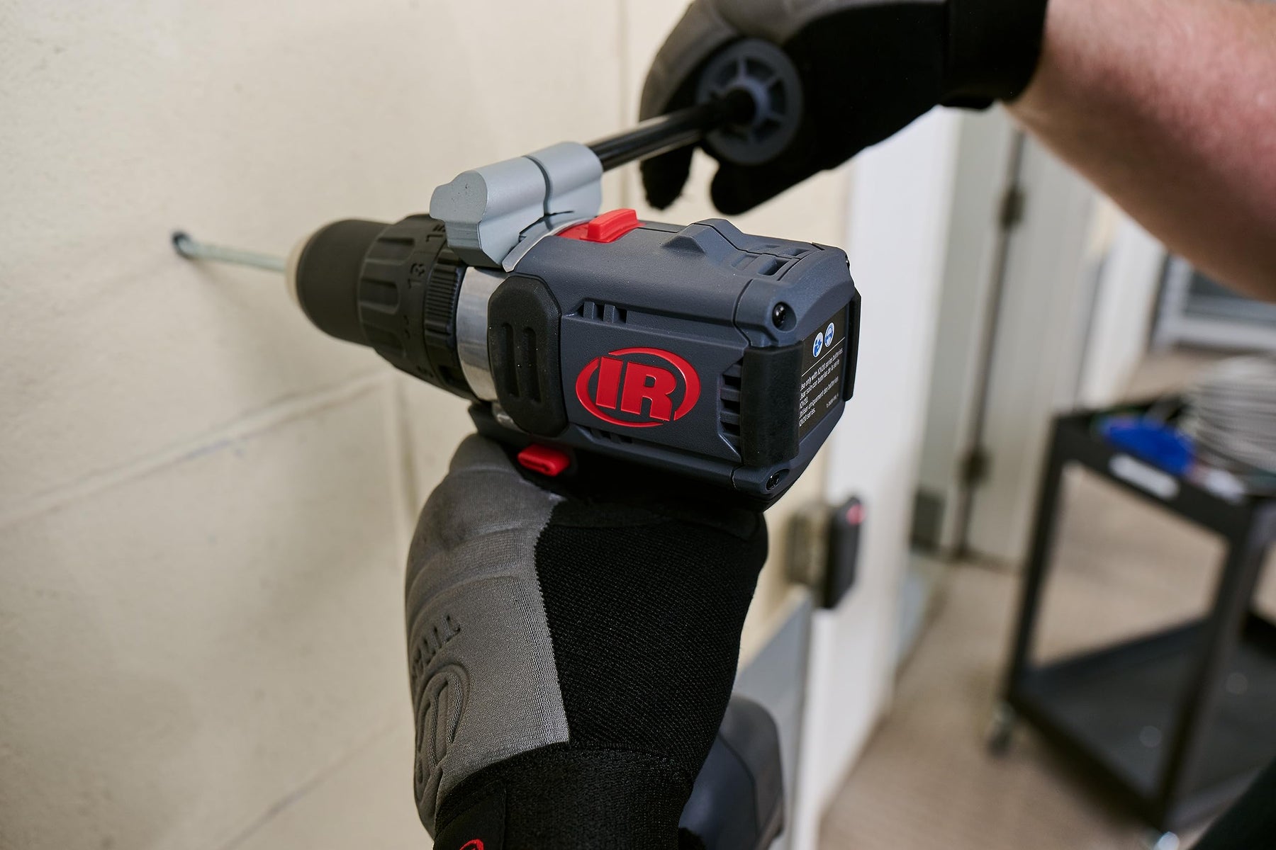 Ingersoll Rand D5241-K22 1/2" 20V Cordless Hammer Drill 2 Battery Kit with the Ingersoll Rand W3111 20V 1/4" Hex Cordless Impact Driver