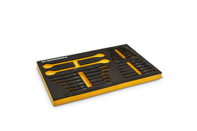 GEARWRENCH 21 Piece 72T SAE Standard & Stubby Ratcheting Wrench Set with EVA Foam Tray - 86526