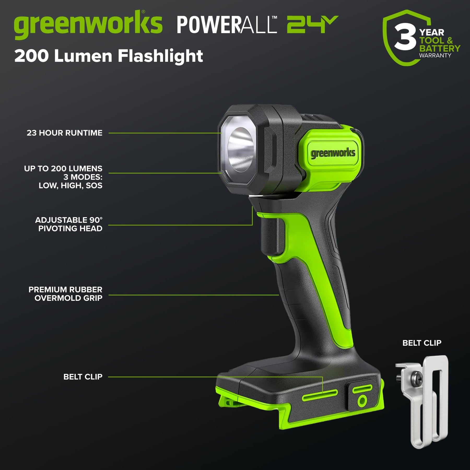Greenworks 24V Cordless Brushless 5PCs Combo, Drill/Driver +Impact Driver +6.5" Circular Saw +Oscillating Tool +200LM Flashlight, 2.0Ah + 4.0Ah Batteries (24,000mAh Power Bank) and 65W USB-C Charger