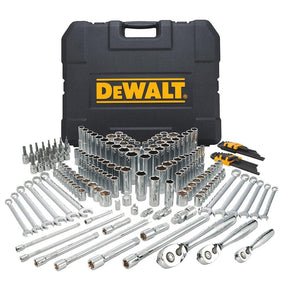 DEWALT Mechanics Tools Kit and Socket Set, 204-Piece (DWMT72165) & 20V MAX* Cordless Drill Combo Kit, 2-Tool (DCK240C2)