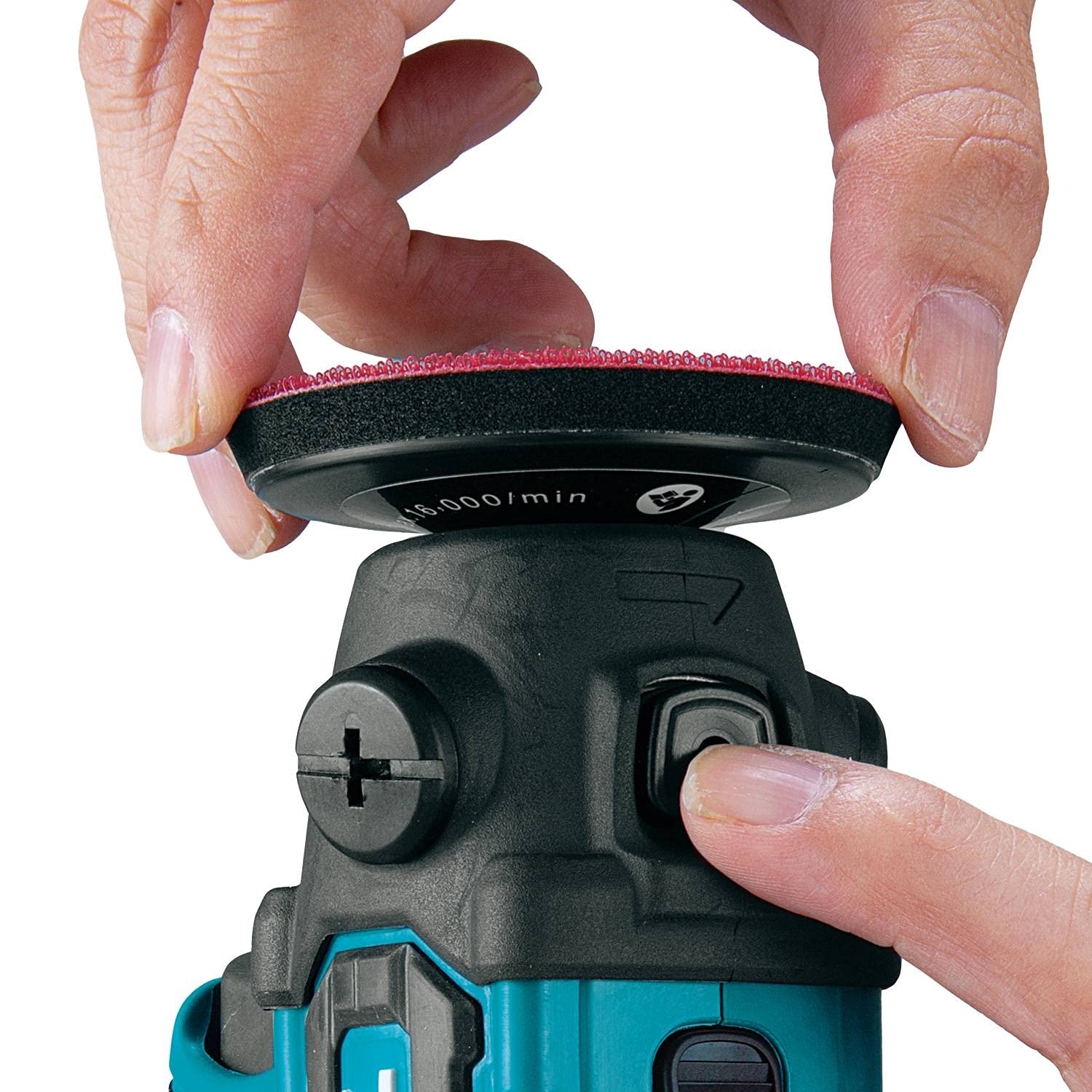 Makita VP01R1 12V max CXT Lithium‑Ion Brushless 3" Polisher / 2" Sander Kit (2.0Ah) with ML103 12V max CXT Lithium-Ion Cordless L.E.D. Flashlight