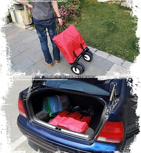 Multi-Function Household Folding Trolley Cart 80KG Capacity 🛒💪