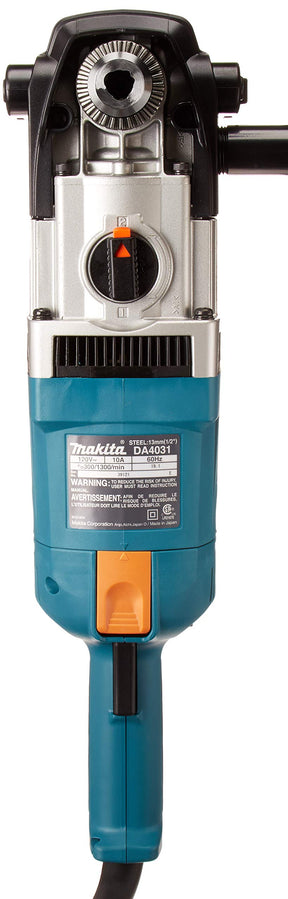 Makita DA4031 Angle Drill, 1/2 In, 10 A, Teal