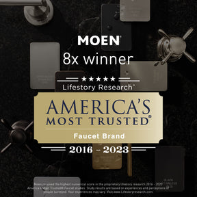 Moen Belfield Matte Black Two-Handle Deck Mount Roman Tub Faucet Trim Kit, Valve Required, T9023BL