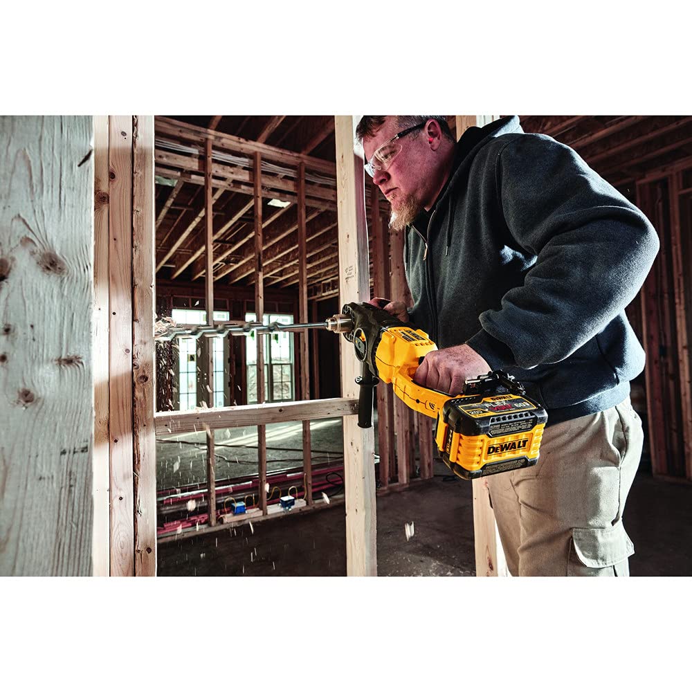 DEWALT 60V MAX* Right Angle Drill, Stud/Joist, Tool Only (DCD470B)