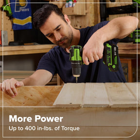 Greenworks 24V Cordless Brushless 5PCs Combo, Drill/Driver +Impact Driver +6.5" Circular Saw +Oscillating Tool +200LM Flashlight, 2.0Ah + 4.0Ah Batteries (24,000mAh Power Bank) and 65W USB-C Charger