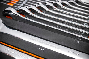 GEARWRENCH 19 Piece 12 Pt Long Pattern Combination SAE Wrench Set in Foam Storage Tray - GWMSCWL12SAE