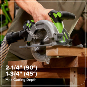 Greenworks 24V Cordless Brushless 5PCs Combo, Drill/Driver +Impact Driver +6.5" Circular Saw +Oscillating Tool +200LM Flashlight, 2.0Ah + 4.0Ah Batteries (24,000mAh Power Bank) and 65W USB-C Charger