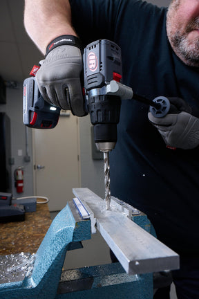 Ingersoll Rand D5241-K22 1/2" 20V Cordless Hammer Drill 2 Battery Kit with the Ingersoll Rand W3111 20V 1/4" Hex Cordless Impact Driver