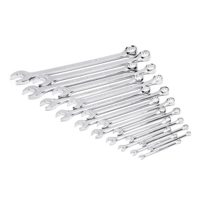 GEARWRENCH 19 Piece 12 Pt Long Pattern Combination SAE Wrench Set in Foam Storage Tray - GWMSCWL12SAE