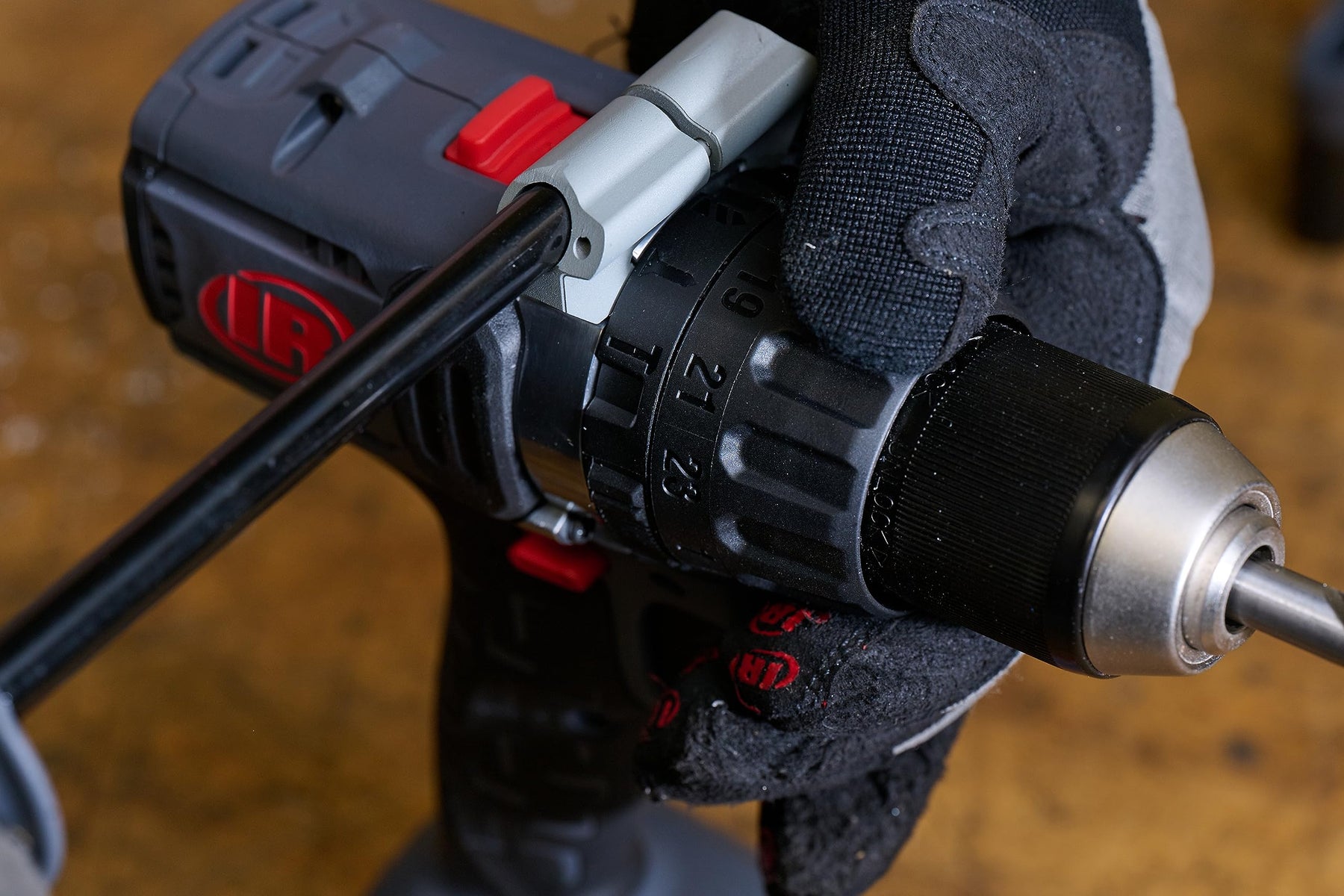 Ingersoll Rand D5241-K22 1/2" 20V Cordless Hammer Drill 2 Battery Kit with the Ingersoll Rand W3111 20V 1/4" Hex Cordless Impact Driver