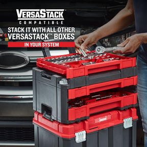 Craftsman 262-Piece Mechanic Tool Set with 3-Drawer VERSASTACK Tool Box, SAE and Metric Socket Set with Combination Wrenches and Spark Plug Sockets (CMMT45309)
