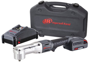 Ingersoll Rand W5330-K12 3/8" 20V Angle Cordless Impact Wrench 1 Battery Kit, 180 ft-lb Torque, Friction Ring Retainer