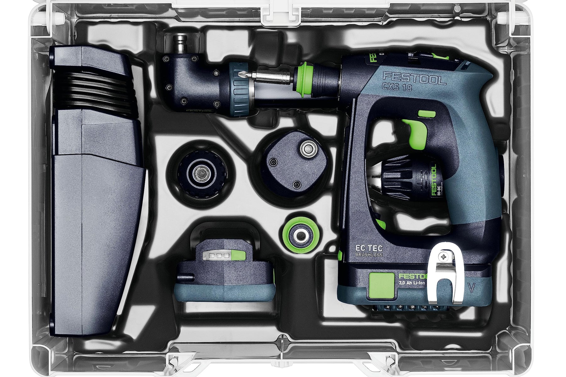 Festool 576889 Cordless Drill CXS 18 HPC 18V 4.0 Ah I-Set