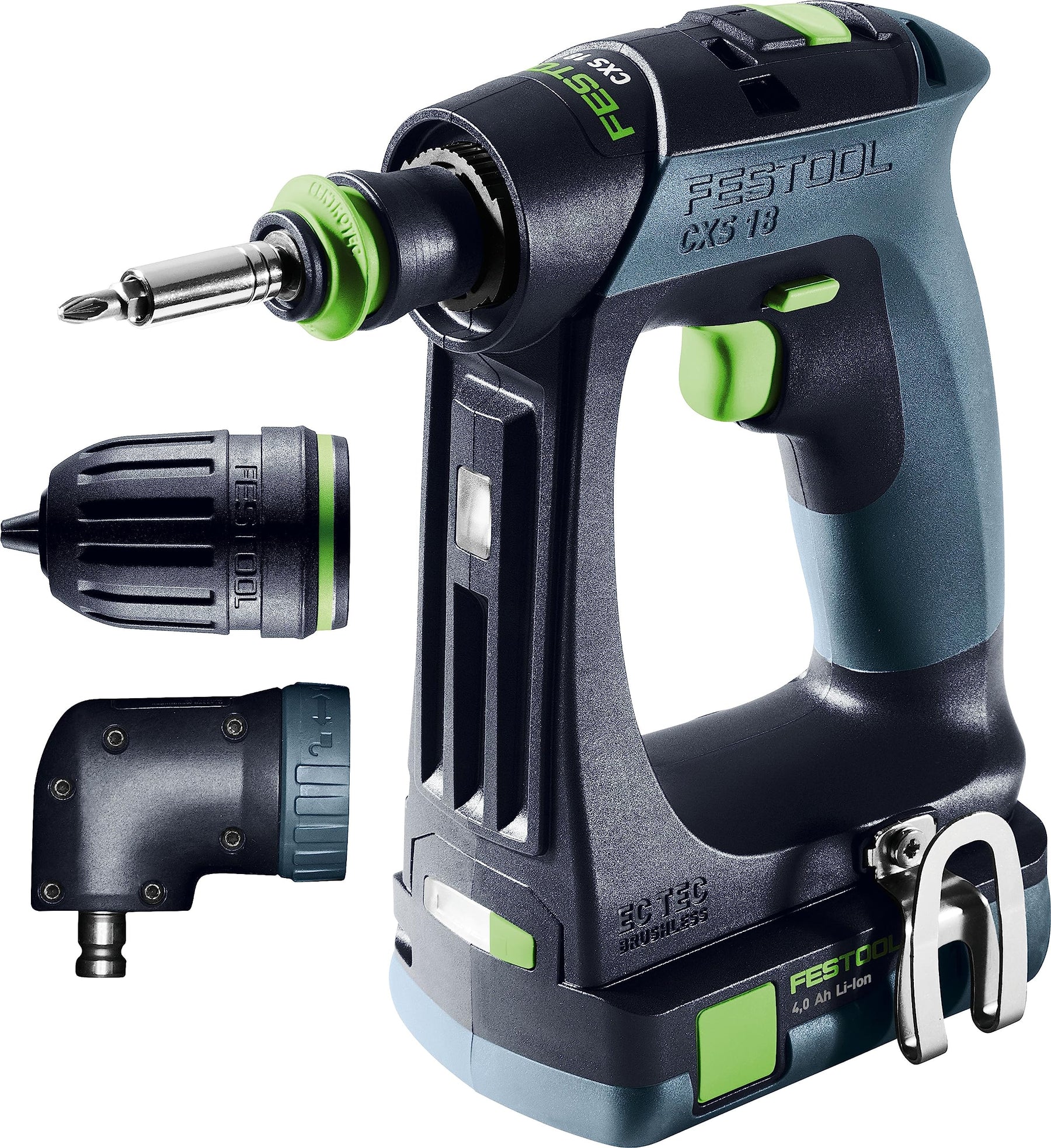 Festool 576889 Cordless Drill CXS 18 HPC 18V 4.0 Ah I-Set